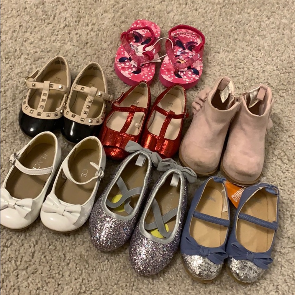 Baby girl size 5 shoe lot
